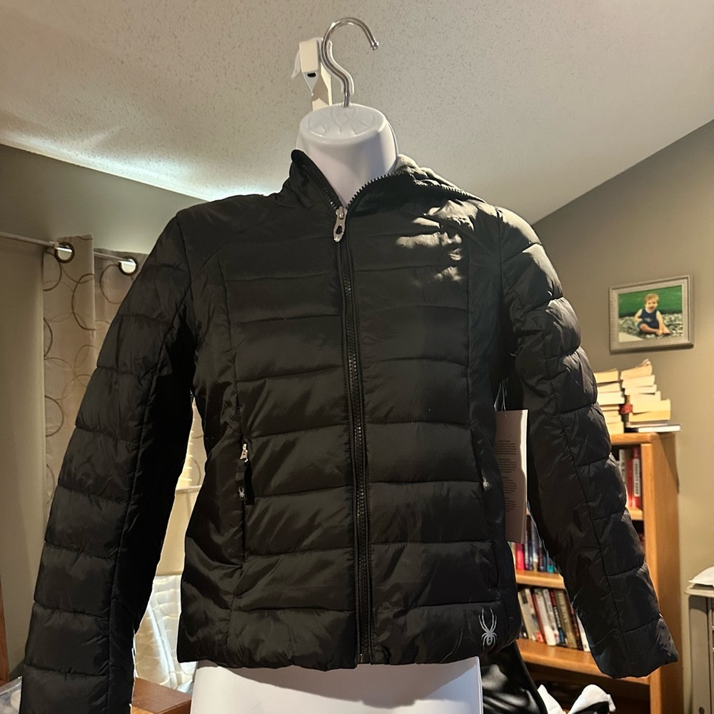 Girl’s Black Puffer Jacket